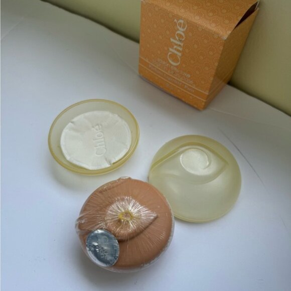 Chloe Vintage NEW 1980s Soap Luxury Case Soap Dish Sealed 3.5oz 100g Parfums - Picture 2 of 16